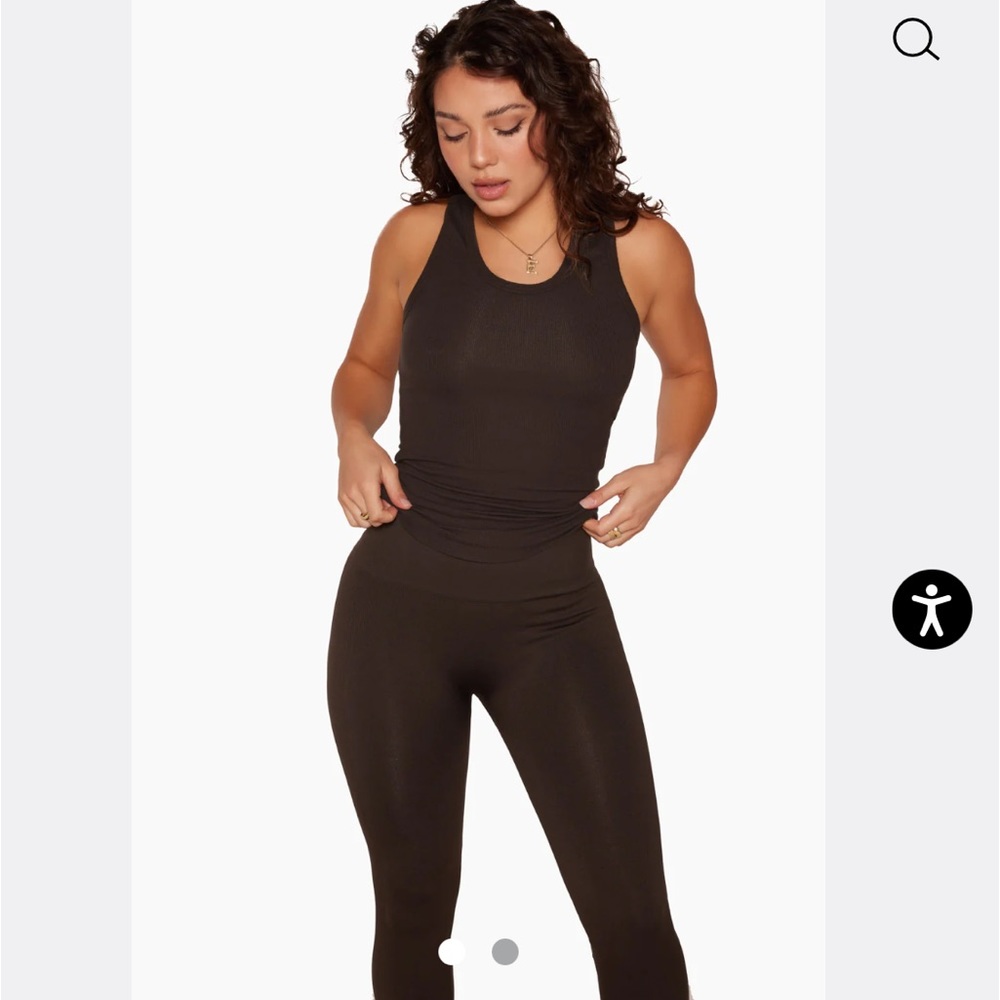 Set Active espresso set - form tank & sculptflex leggings